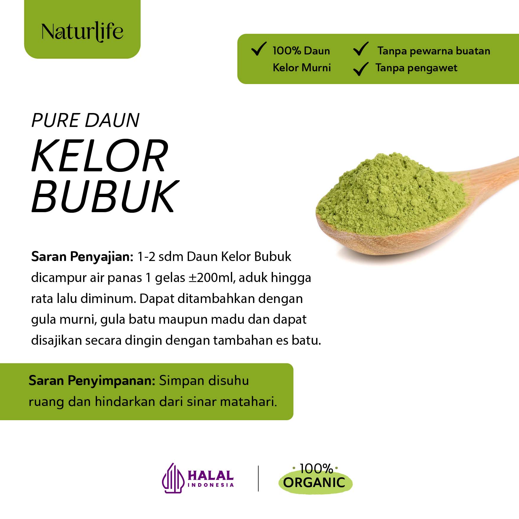 (press) NATURLIFE 2024 MP (Minuman & Makanan)_Moringa Bubuk (HOW TO USE & STORAGE)